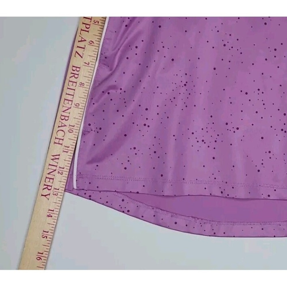 Nike Skort Women Medium Purple Dotted Mini Stretch Pullon Athletic Pocket Tennis - Picture 6 of 11